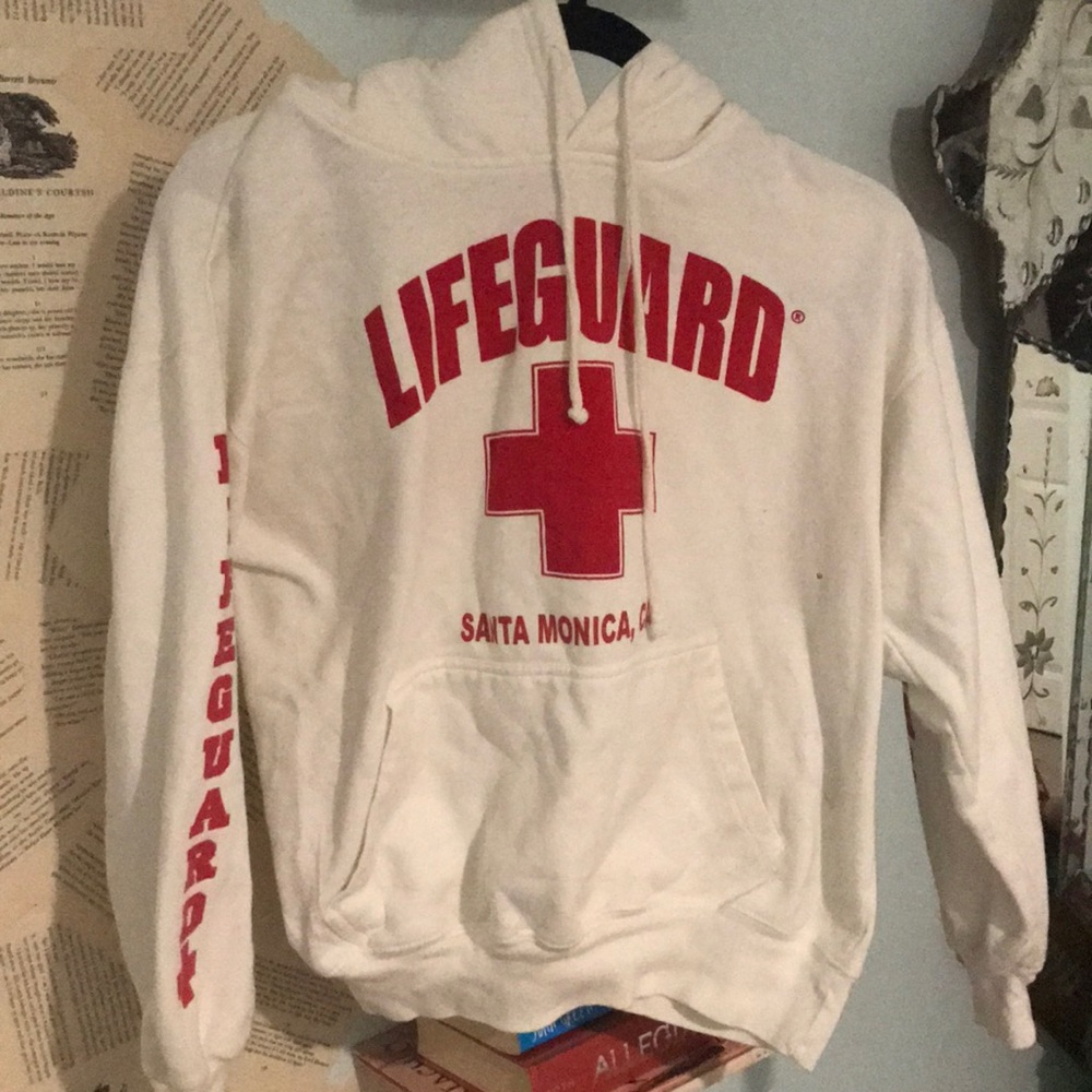 Santa Monica Life guard hoodie